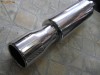 toba sport din inox cu ornamet rotund  recomandat pentru motorizarti mici