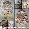 PARDESIU TRENCH BALONZAID IMPERMEABIL BEJ AURIU SIDEFAT ORIGINAL CAPTUSEALA BRAND de DAMA FIRMA BURBERRY  APRIL SHOWERS 2012
