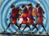 Tablou in ulei pe panza cu Maasai din Africa M78591 78cm x 59cm