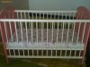 Patut Copil Bretco Design 120x60 roz+ Saltea Bretco Design Cocos Lux 10
