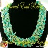 Colier, salba, margele cu Amazonite Natural, 136gr, 45cm