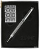 Zippo set 24749 bricheta si pix metalic nou,super! 100% veritabila. Comenzi America.Orice site.