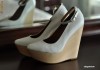 Sandale pantofi platforme JEFFREY CAMPBELL noi piele naturala  toc 15cm ,platou cca 5cm mas 37
