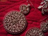 Cercei superbi cu cristale albe, model tip accesorize
