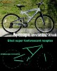 Kit tuning bicicleta nocturna fosforescenta glow in the dark  verde