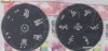 Set de 2 matrite Nr 47 pentru stampila modele decoratiuni unghii