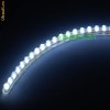 banda flexibila cu leduri cu lumina alba, 24 led-uri, angel-eyes, lumini masina
