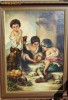 Vind tablou reproducere dupa Bartolome  Esteban  Murillo-Copii saraci jucindu-se