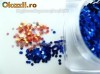 Set de 12 culori de sclipici fluturasi decoratiuni unghii, Nail Art modele unghii false, naturale, gel