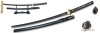 KATANA TAKI MANGA BLACK II SABIE JAPONEZA ORIGINALA OTEL CARBON F. ASCUTITA+Husa+ Stand Prezentare Lemn=SIGILATA
