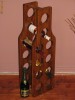 SUPORT STICLE DE VIN ;RAFT PENTRU STICLE DE VIN DIN LEMN MASIV (10 STICLE) MODEL NOU !!!