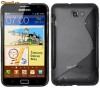 Husa silicon soft Samsung Galaxy Note GT-N7000 i9220 + incarcator auto original