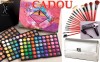 Trusa Fard Farduri 180 culori Fraulein  + Set 18 Pensule Par Natural Machiaj Profesional + CADOU Rimel Mac False Lash Effect