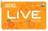 Xbox Live 1200 Microsoft Points Card - Live UK