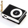 Mini Clip Mp3 Player metalic cu slot Micro SD - LIVRARE GRATUITA