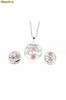 Set Pink Flowers
