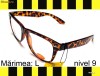 WAYFARER L Havana Brown Rame Maro cu Imprimeu LEOPARD Ochelari Nerd Geek Cu Lentile Transparente Rame De Vedere Retro Vintage gen ray ban impoer UK