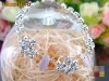 Bratara placata cu aur alb, cu agate ochi de pisica violet si cristale swarovski clear- bijuterii mireasa Bratara placata cu aur alb, cu agate ochi de pisica violet si cristale swarovski clear- bijuterii mireasa