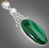 Pandantiv foarte frumos malachite 925!