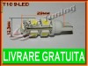 BEC LED LEDURI TYPER - T10 W5W - 9SMD - POZITIE, PLAFONIERA, NUMAR - CULOARE ALB