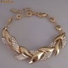 Bratara crystals placata aur 18k .