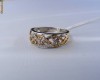 Verigheta designer aur 14K in 2 culori, model impletit ornat cu 56 DIAMANTE !!
