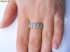 Superba Verigheta aur alb model impletit pavata cu 1 CARAT DIAMANTE !!
