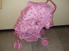 Carucior roz, maner reversibil