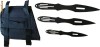 Cutit de aruncat, 3/set, teaca nylon, 3 marimi
