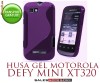 HUSA MOV GEL - SILICON MOTOROLA XT320 DEFY MINI - TRANSPORT GRATUIT