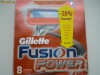 REZERVE DE RAS GILLETTE FUSION POWER,SIGILATE,ORIGINALE,PRET MINIM 60 RON 8BUC/SET.