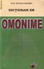 Dictionar de Omonime*Diana Marin