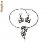 Set fantezie cu colier si cercei , Cod Produs - FGBS-00018