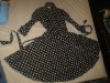 rochie petrecuta SUPERBA vintange/ani 60***originala ZARA ***S