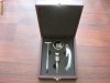 Set accesorii vin + cutie lemn CADOU