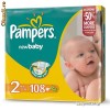 Scutece Pampers nr2 New Baby Mini 108 buc 3-6kg