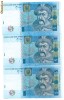 Ukraina - 5 hryvna 2005 x 3 buc. serii consecutive - aunc/unc - pret per lot - cititi licitatia cu atentie inainte de a licita!!!