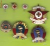 Set insigne RPR-RSR tematica Crucea Rosie, medicina