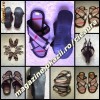 PAPUCI / SLAPI BARBATESTI SPORT ELEGANTI PANZA DUBLATA si PIELE ECOLOGICA MARO INCHIS firma BURBERRY INCALTAMINTE SANDALE BARBATI