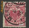 Deutsches Reich - 1889 M47d 10 pfennig(1), stampilat cu sarniera