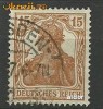 Deutsches Reich - 1916 M101 15 pfennig(1), stampilat cu sarniera Deutsches Reich - 1916 M101 15 pfennig(1), stampilat cu sarniera