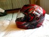 casca moto flip-up cu ochelari de soare reglabili