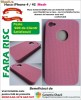 Husa iPhone 4 / 4S Mesh Roz Case material dur Calitate excelenta