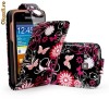 Husa Piele - FLUTURI SI FLORI  -   Samsung Galaxy S5690 XCOVER
