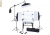 Kit Studio: 3 x Trepied(Boom) + 3 x Blitz Studio + 3 x Softbox 50cm x 70cm + Kit Declansare Wireless (4 canale) + Masa Fotografie