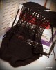 Costum de baie crosetat model negru S/M