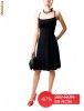 Rochie TinaR plisata 9003 Negru