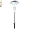 Lampa solara de gradina inox, 430 mm