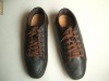 PANTOFI MODERNISTI DE BARBAT , CULOARE MARO , NUMARUL 41