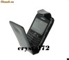 Husa/toc flip Blackberry 9700, 9780 + folie protectie ecran + laveta